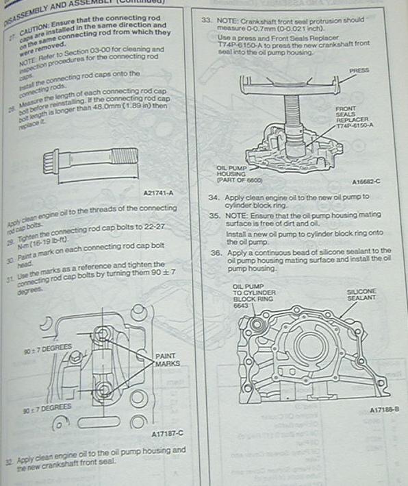 Ford Service Manual Lower Block