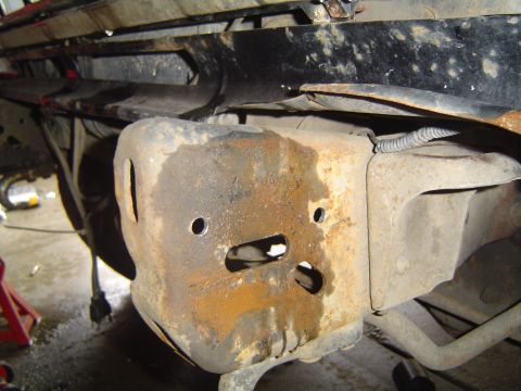 1995 Ford Bronco - Holes drilled for mounting