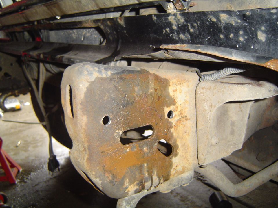 Holes drilled for mounting