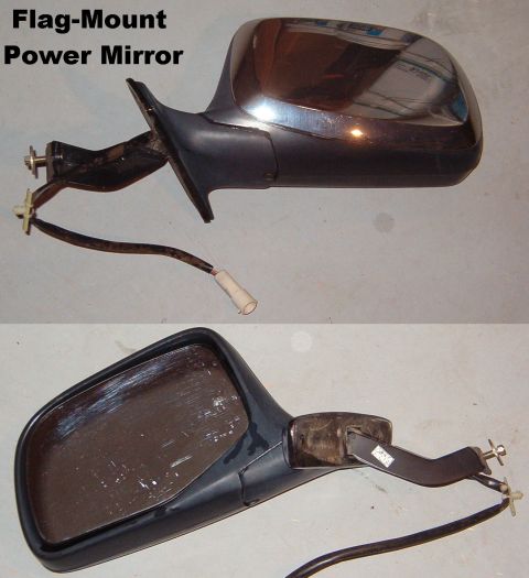1983 Ford Bronco - SOLD Driver's Mirror '92-96, power flag-mount with chrome front Note the common 4-position (3-wire) round connector used on most '92-97 tru…