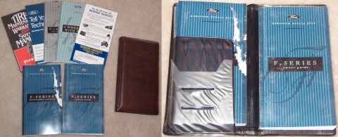 1983 Ford Bronco - Owner's Manual for 95 F-Series including other pamphlets & folding case The torn piece from the Warranty cover is stuck to the back of the…