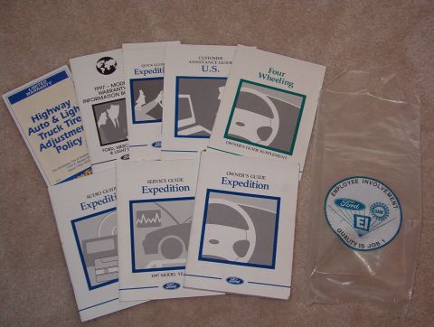 1983 Ford Bronco - SOLD Owner's Manual for 97 Expedition including other pamphlets & plastic bag http://www.fleet.ford.com/partsandservice/owner-manuals/