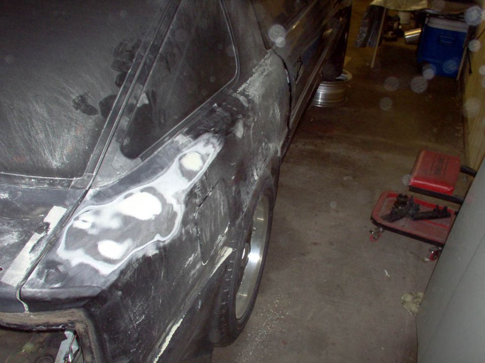few small dents filled, passenger side