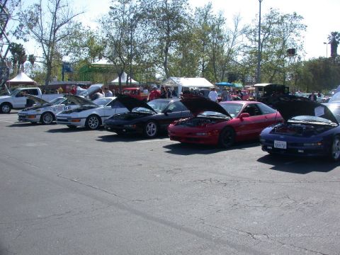 1990 Ford Probe - Cars in row. SCPOC had 19 cars registerd!