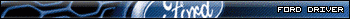 2000 Ford Crown Victoria - Graphic the Ford logo and the words "FORD DRIVER".