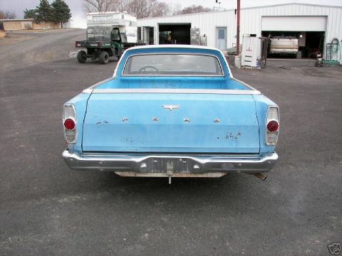 1966 Ford Ranchero - Back with tailgate closed
