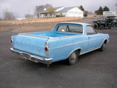 1966 Ford Ranchero - Passenger side from the back