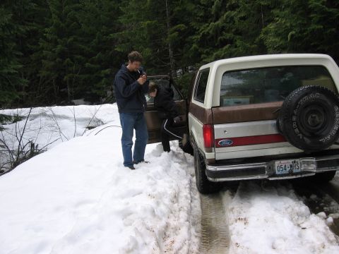 1987 Ford Bronco - End of the road and thatsnow joke !