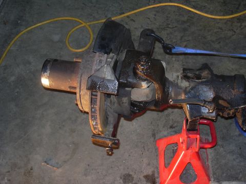1991 Ford Bronco - Brake calipers off