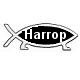 1985 Ford LTD Crown Victoria - Ichthys symbol with the name 'Harrop' printed on it.