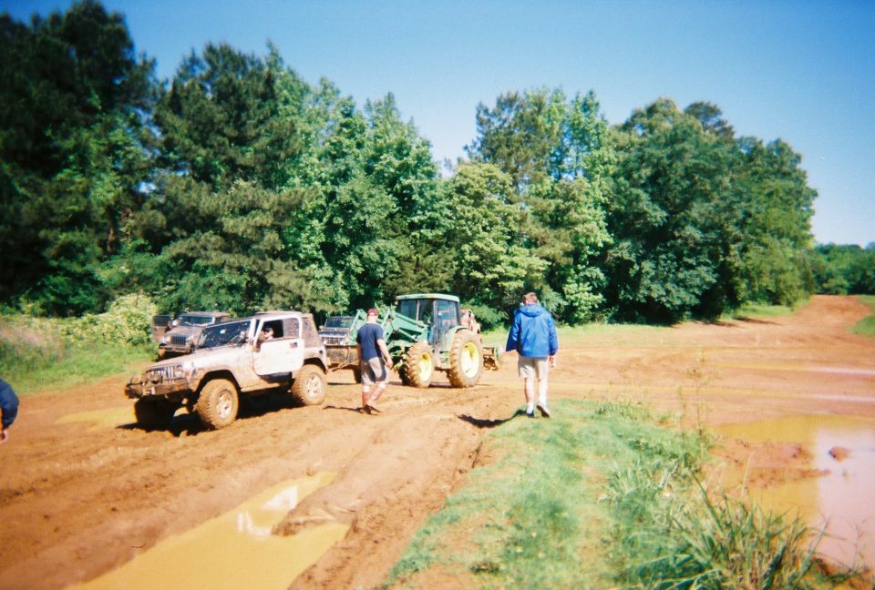 tractor just got him out.