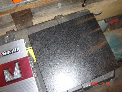 1993 Ford Bronco - A Visonik amplifier and a black panel are shown, likely car audio components.