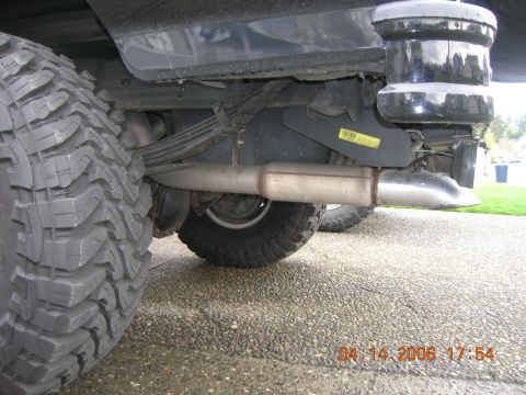 1996 Ford Bronco - 3" tailpipes with resonators