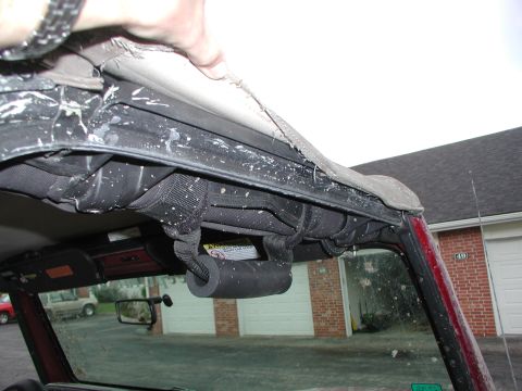 1998 Jeep TJ - crap, piece fell off!