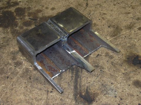 1991 Ford Bronco - Fabricated steel bracket, likely for automotive repair or custom build.