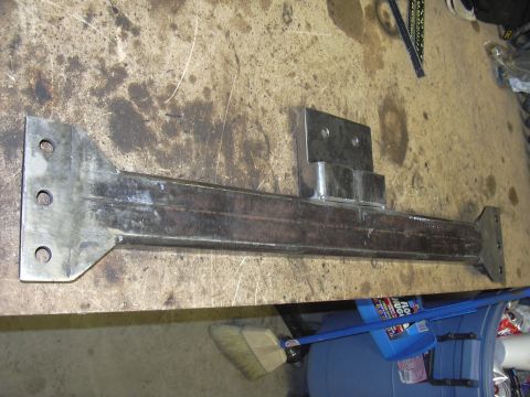 1991 Ford Bronco - This is a fabricated metal crossmember, not a 1991 Ford Bronco.