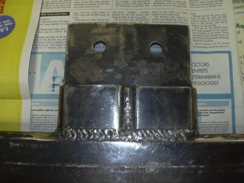 1991 Ford Bronco - Tranny mount attached to the crossmember
