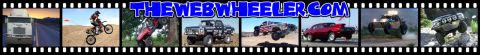 1993 Ford Bronco - A black pickup truck with a lifted suspension and large off-road tires is shown in a three-quarter front view.