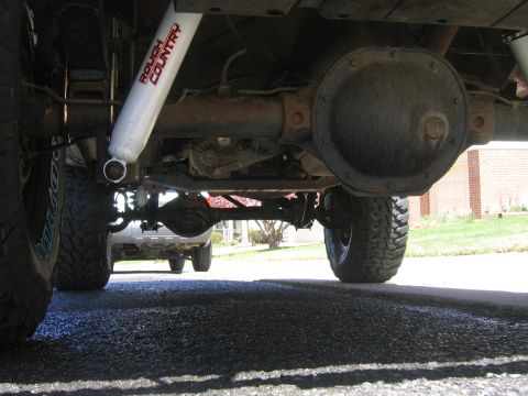 1996 Jeep Cherokee - gained about 3" of ground clearance