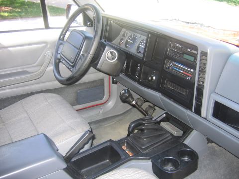 1996 Jeep Cherokee - interior shot