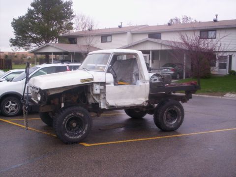1978 Ford Bronco - This modified pickup truck appears to be from the 1970s, not a 1978 Ford Bronco.