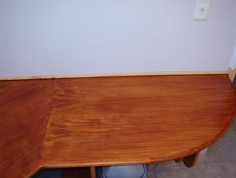 2004 Land Rover Land Rover - I sanded this area bare & put 2 coats feathered back in. This is just after the 2nd.