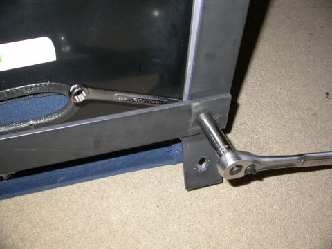 1990 Ford Probe - Install the bolts to the bracket. using two 13mm and 11mm.