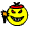 1998 Ford Crown Victoria - Smiley face graphic with a hat and a menacing grin.