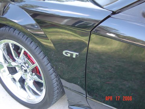2003 Ford Mustang - Fender is wacked a Bit.....Its sitting a little out and the Fender to Hood Lineup Sucks now.