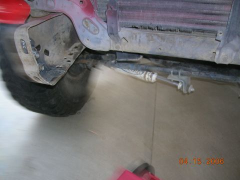 1985 Ford Bronco - rt frame rail before boxing in.