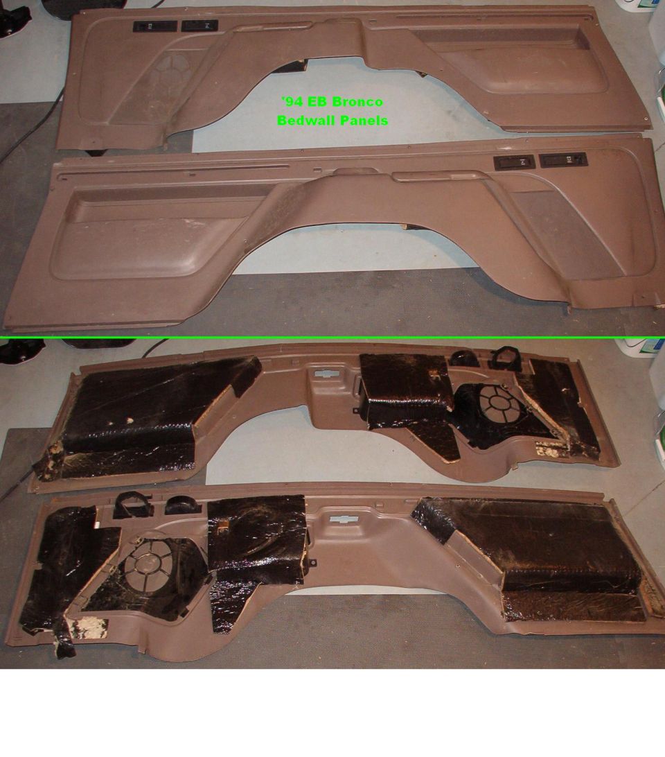 SOLD Bedwall Panels from '94 EB Bronco

Ships as 72x21x10" @ 25 lbs