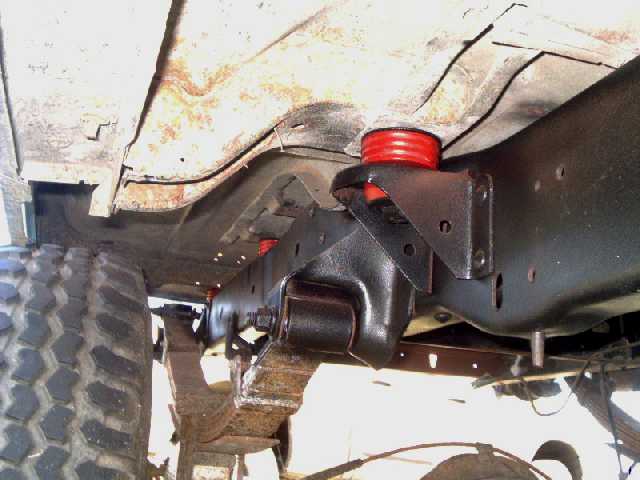 Poly body bushings installed