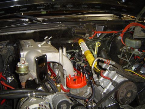 1989 Ford Bronco - Intake back on