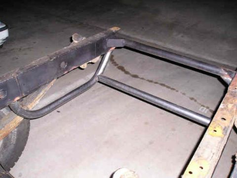 2002 Ford F-150 - Starting fuel cell mount