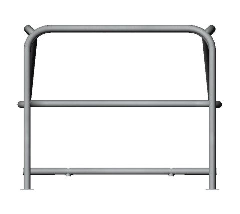 1967 Ford Bronco - A roll cage part is shown against a white background with a Supermotors.net watermark.