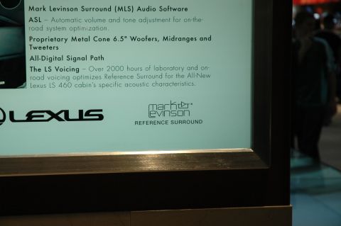 2005 Ford Mustang - Advertisement for Mark Levinson Surround (MLS) Audio Software for the Lexus LS 460.