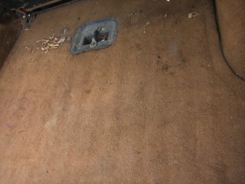 1988 Ford Bronco - old carpet