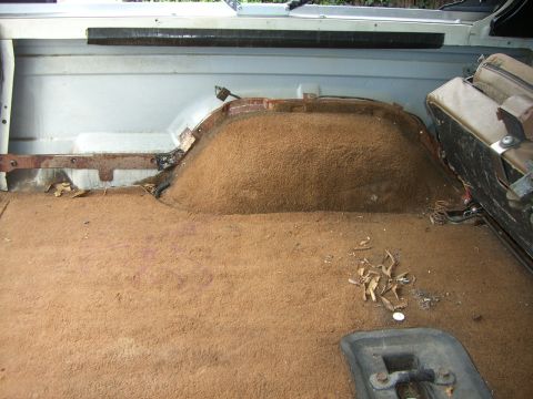 1988 Ford Bronco - old carpet