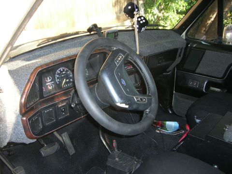 1988 Ford Bronco - I painted the lower dash and upholstered the top of the dash
