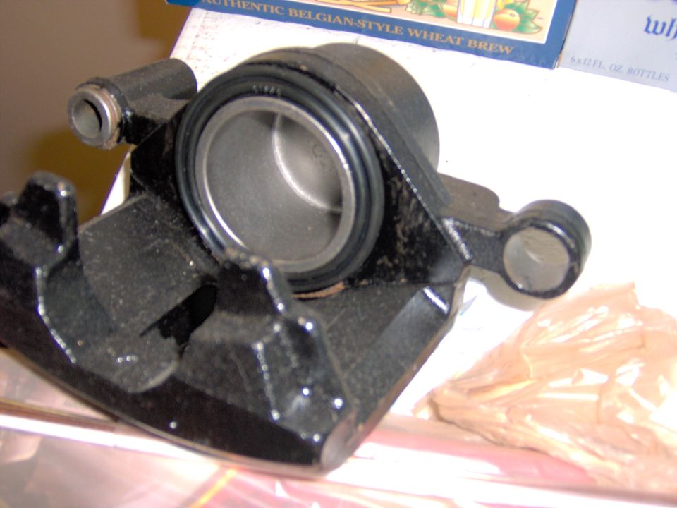 black brake caliper part