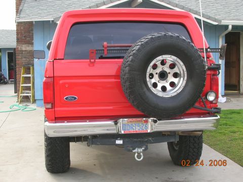 1985 Ford Bronco - before new rr bumper.