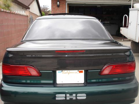 1993 Ford Taurus - 1993 Ford Taurus SHO rear view, a carbon fiber trunk lid and custom badging.