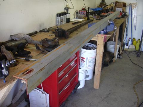 1991 Ford Bronco - 1/4" andgle iron will be used to box the arms