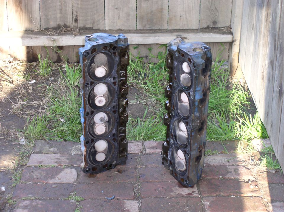 Cracked head by valve sitting. Not sure which head because I found out after the pic was taken.