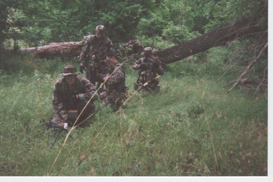 Was an M60 gunner for Securitfy Forces before being promoted to Tech Sgt (E-6).  Did lots of training patrols since I'm assigned to a mobile RADAR unit.