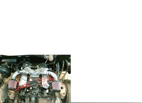 1983 Ford Bronco - final intake pipes...good start b4 airboxes