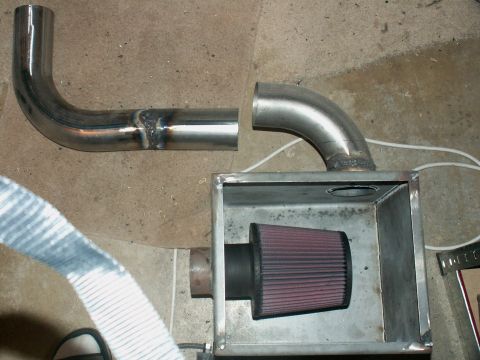 1983 Ford Bronco - left side airbox and pipework