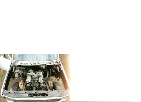 1983 Ford Bronco - engine bay from day 1