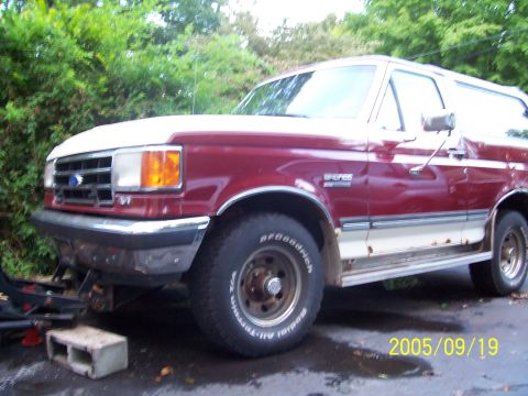 1990 Ford Bronco - Day I finally got it running