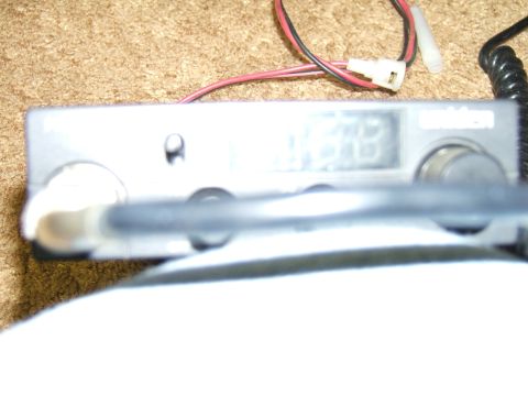 1998 Ford Taurus - A CB radio is shown with its display and controls visible, connected to wiring.